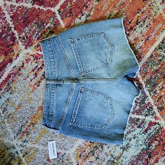 Old Navy High Rise OG Straight denim shorts NWT - Picture 6 of 9